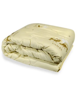Одеяло из верблюжей шерсти "Всесезонное" в чехле из микрофибры 220 г/м кв